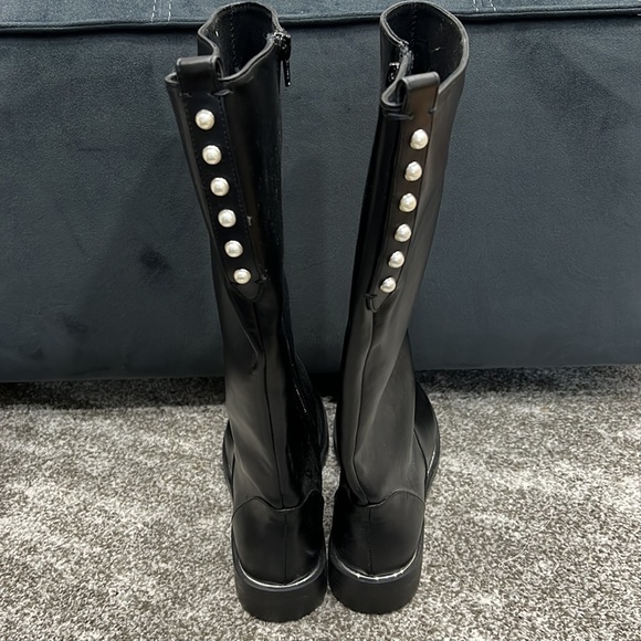 Zara gorgeous boots with pearls - Picture 2 of 4